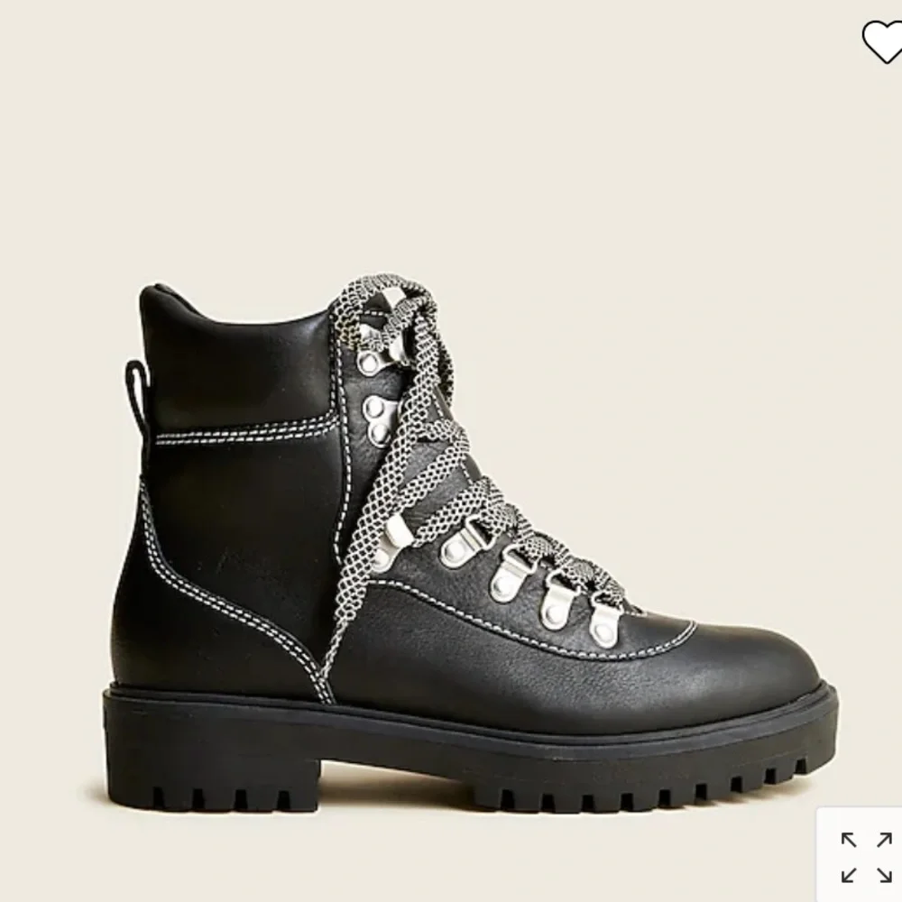 J. Crew Leather Nordic Hiking Boots - Picture 8 of 14